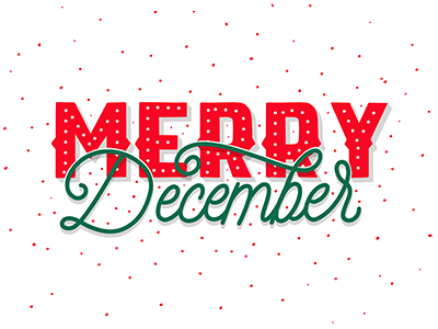 December christmas december hand lettering lettering type typography