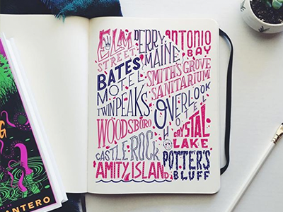 Horror Movies hand lettering horror lettering type typography