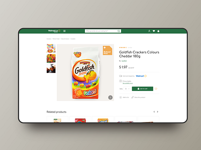 Walmart Grocery Redesign checkout grocery grocery app product page redesign redesign concept walmart