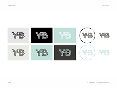 Y-B Logo branding lettering logo typeface