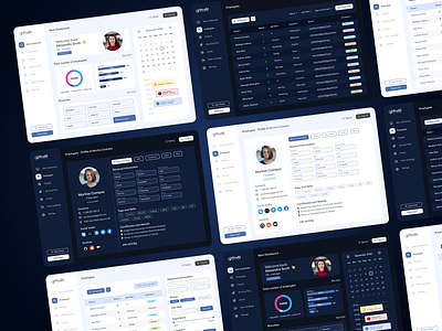 HR Platform app art branding design graphic design illustration inspiration interface schedule task trello ui uisource ux uxsource uxtrend webdesign website