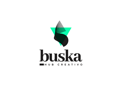 BUSKA HUB CREATIVO branding design illustration illustrator lettering logo minimal type typography vector