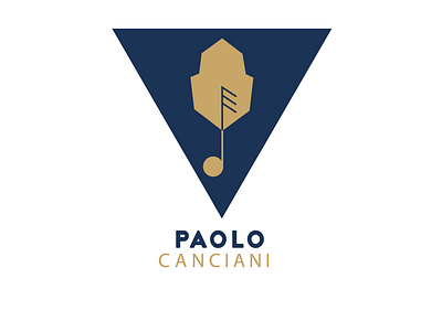 Log Paolo Canciani branding illustration illustrator logo typography