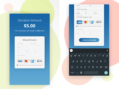 Daily Ui 002 - Credit Card Checkout checkout credit card credit card checkout credit card form credit card payment dailyui dailyui 002 donate donation donation form donations