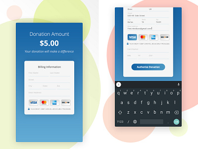 Daily Ui 002 - Credit Card Checkout