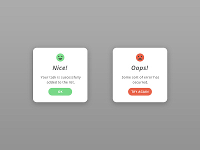 Daily Ui 011 Flash Message dailyui dailyui 011 error message errorsuccess flash message pop up