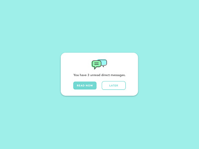 Daily Ui 016 Pop-Up / Overlay alert daily ui 016 dailyui message pop up