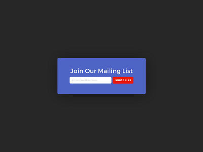 Daily Ui 026 Subscribe dailyui dailyui 026 ui