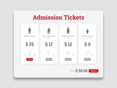 Daily Ui 030 Pricing admission checkout dailyui dailyui 030 ipad pricing tickets ui