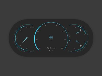 Daily Ui 034 Car Interface car interface dailyui dailyui 034 dashboard ui