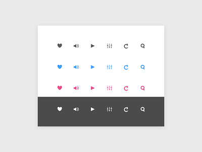 Daily Ui 055 Icon Set dailyui dailyui 055 icon icon set ui