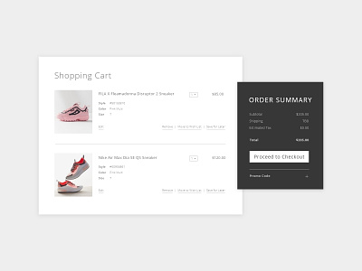 Daily Ui 058 Shopping Cart app bag cart checkout dailyui dailyui 058 shopping bag shopping bag mockup shopping cart ui website