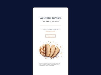 Daily Ui 061 Redeem Coupon bread coupon dailyui dailyui 061 email campaign newsletter redeem redeem coupon reward ui website