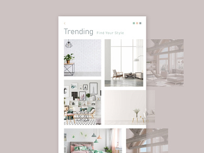 Daily Ui 069 Trending app dailyui dailyui 069 interior interior design trending trending now ui