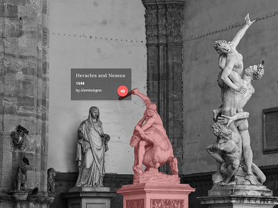 Daily Ui 073 Virtual Reality dailyui dailyui 073 design florence giambologna heracles and nessus sculpture tuscany ui virtual reality