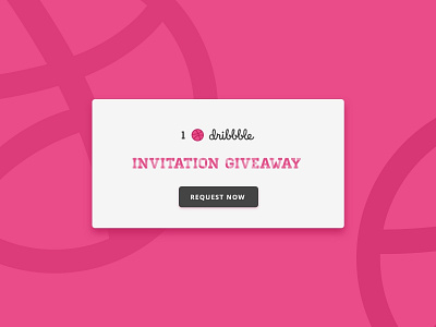 Daily Ui 097 Giveaway branding dailyui dailyui 097 design dribbble giveaway invitation ui uidaily