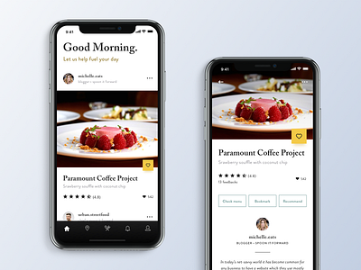 Restaurant Reviewer App by Stan on Dribbble