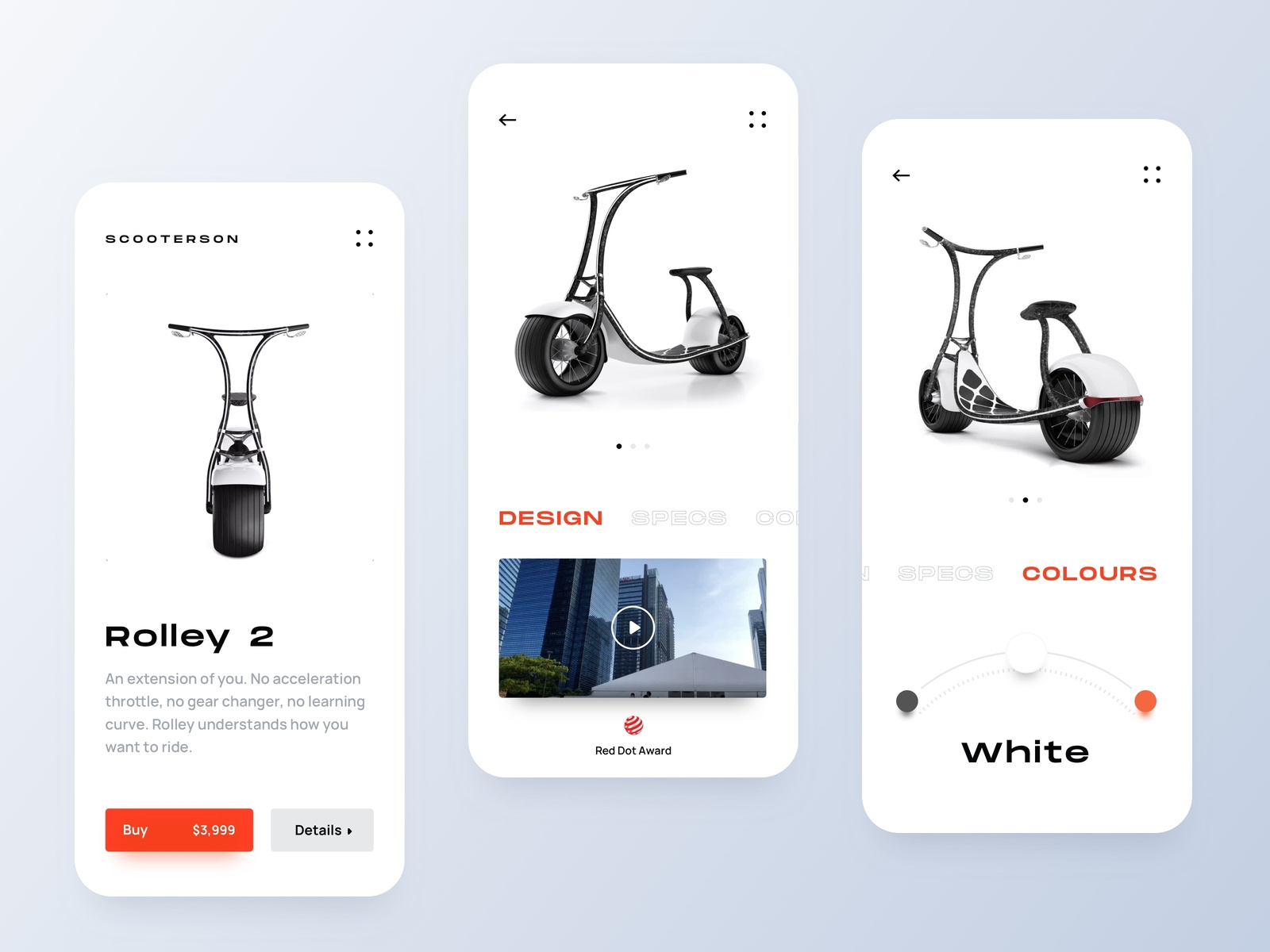 EScooter App UI by Stan on Dribbble