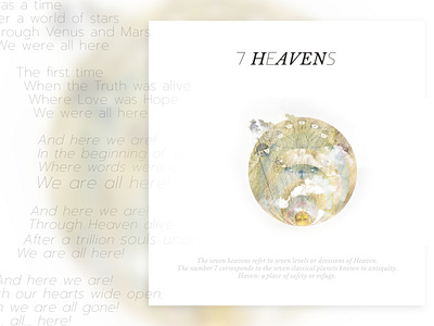 MONTE | 7 Heavens affinity photo album artwork graphic design monte photoshop