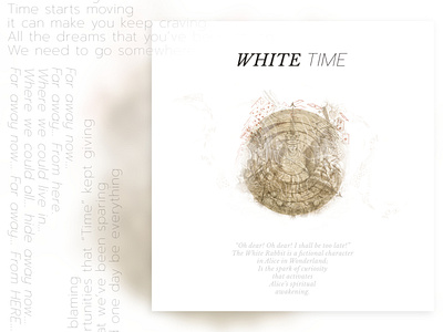 MONTE | White Time affinity photo album artwork graphic design monte photoshop