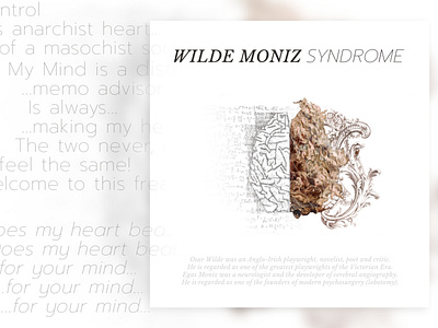 MONTE | Wilde Moniz Syndrome affinity photo album artwork graphic design monte photoshop