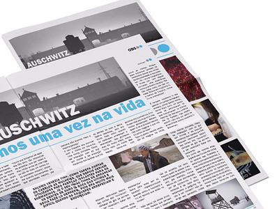 Observador Newspaper - Detail editorial design graphic design layout