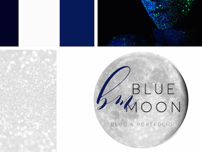 Blue Moon Mark   Indigo Art