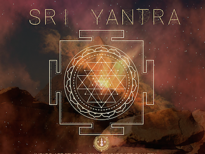 Sri Yantra Indigo Art image energy indigo secret geometry studio