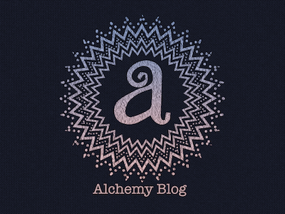 Alchemy Blog Indigo Von Gratiana design logo mark studio