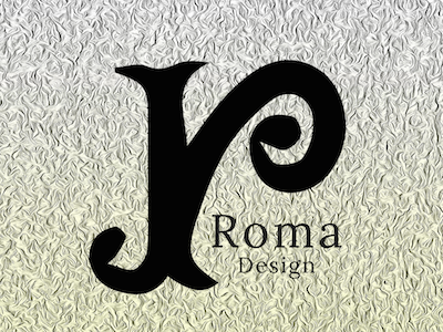 Web Roma Design Indigo Studio Black branding design logo