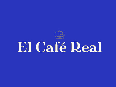 El Café Real cafe california cocktail coffee crown el camino real elegant horse logotype monoline royal san juan capistrano stallion tampa typography