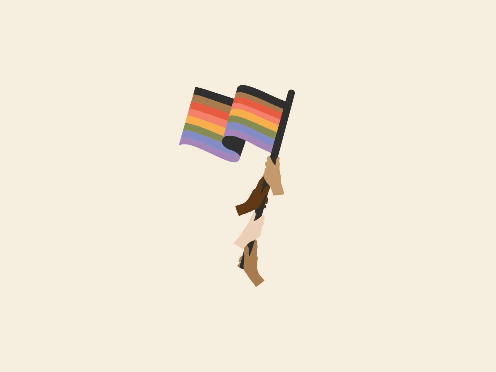 all gay pride colors logos