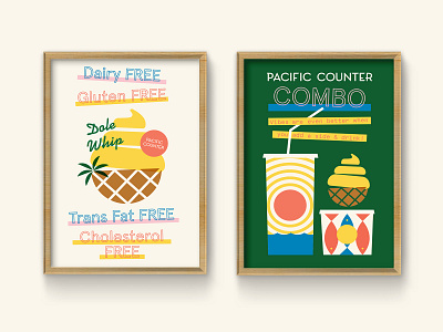 Good Vibes Only pt. 2 california coconut design dole whip florida geometric hawaii illustration lockup pacific palm tree poke retro st pete tampa type typography vintage