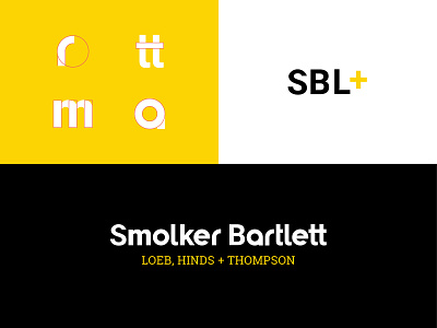 Smolker Bartlett branding florida geometric icon law law firm logo logomark logotype modern responsive short mark st pete tampa type typography yellow