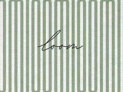 loomloomloom branding florida georgia hospitality hotel icon logo logotype loom macon monoline script tampa textile texture type typography