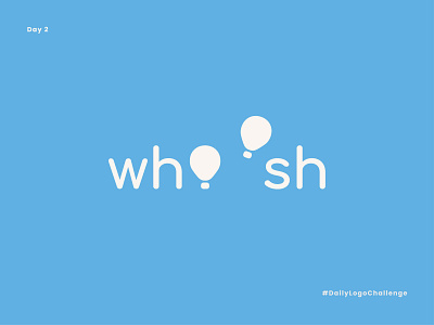 whoosh airballoon branding dailylogochallenge graphic design logo vector