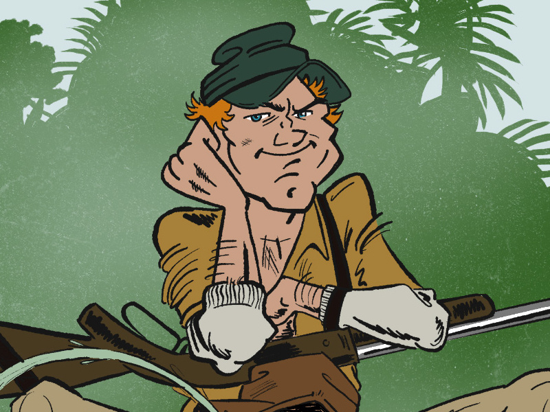Terence Hill Comic Style terence hill cartoon comic illustration