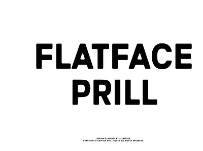 Flatface Pril - Display font branding classic design font graphic design headline font illustration logo retro typeface vecotr