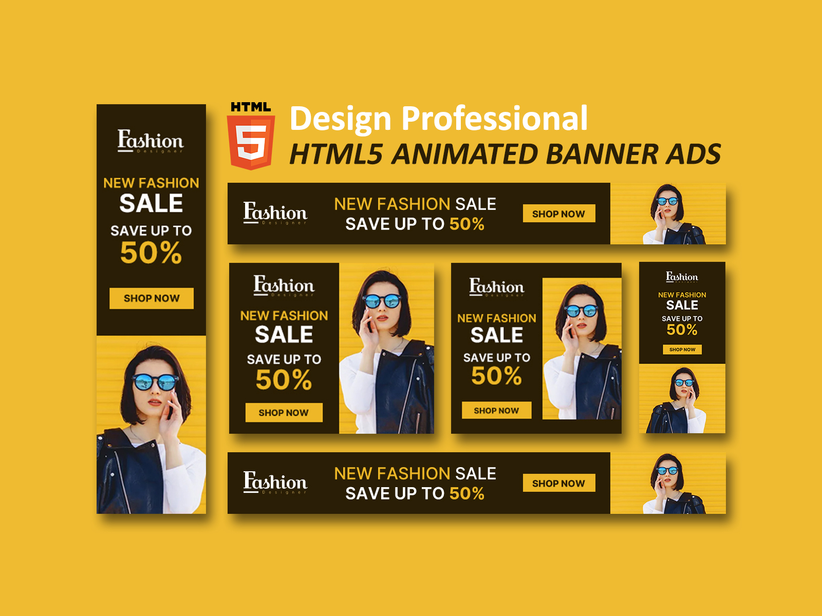 Html5 Banner Ads By Bodiud_Jamman On Dribbble