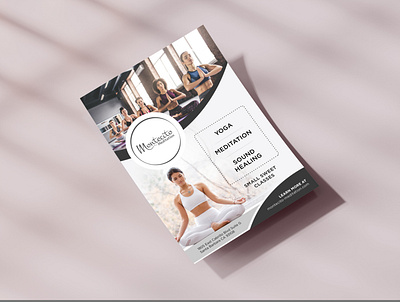 Yoga Flyer Design graphic design