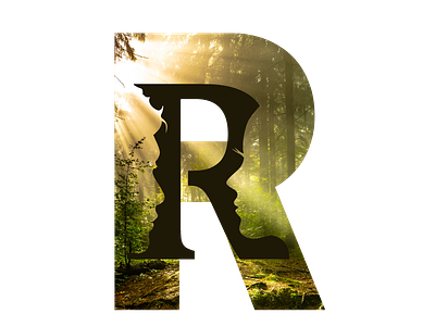 Single Letter | R design graphic design logo