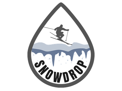 Ski mountain logo | Snowdrop