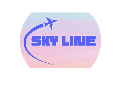 Sky Line | Airline Logo branding design graphic design illustration logo