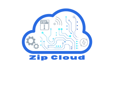 Cloud Computing Logo | Zip Cloud branding design graphic design illustration logo