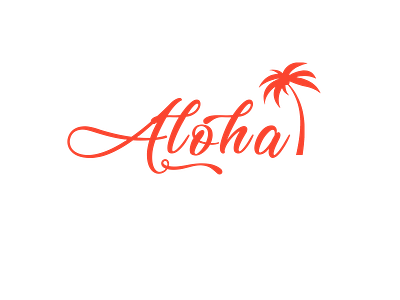 Hand Lettering Logo | Aloha