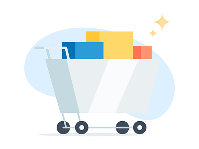 Shopping Cart Illustration illustration
