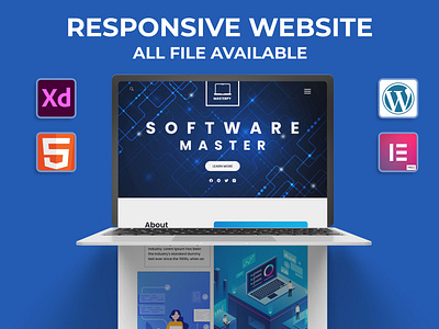 Software Master Responsive Website