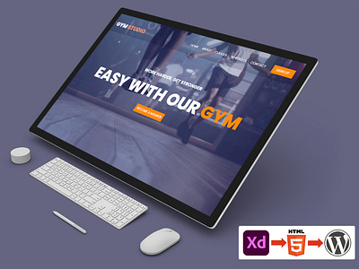 GYM STUDIO WEBSITE DESIGN