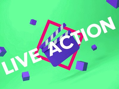 Live Action 3d animation c4d cinema film live action