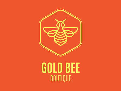 Logo of the Golden Bee bee golden logo
